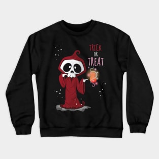 Cute reaper happy Halloween Crewneck Sweatshirt